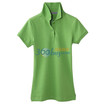 Giordano佐丹奴 Polo 女纤腰弹力粉嫩珠地POLO 01311001 绿色 S
