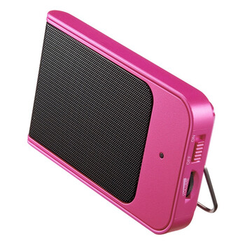 日本SANWA SUPPLY MM-SPP5P 超薄便捷扬声器音箱 适用IPOD、IPAD、电脑等 两用式