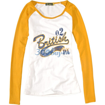 【PARGO佩戈】2011秋装新品 女装插肩袖长袖圆领T恤 5018 黄色 M