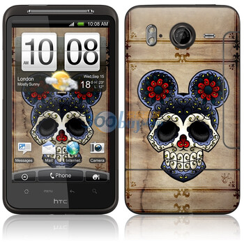 ideaSkin HTC Desire HD/G10/G7HD/A919/大坏蛋 骷髅米奇 手机外壳保护套皮贴膜 ENDASC412032
