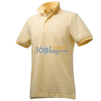 Giordano佐丹奴 Polo 男缤纷自由间珠地POLO 01010030 黄色 XL