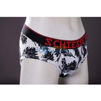 Schiesser舒雅 男士纯棉针织三角内裤（35-1550） 白色 XL