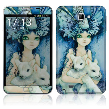 ideaSkin 三星 i9220(GALAXY Note) 皮肤 少女和羊羔 外壳保护套皮贴膜 BAHC232085
