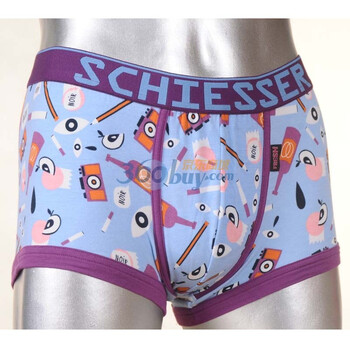 Schiesser舒雅 男士纯棉针织平角内裤（35-1561） 宝蓝色 XL