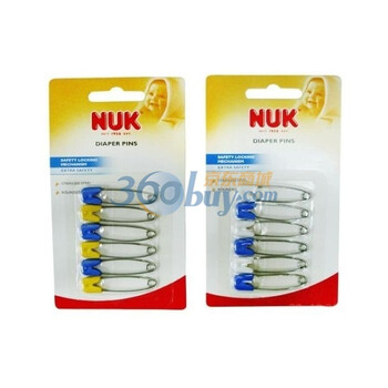 德国NUK 动物安全别针(6只/卡)