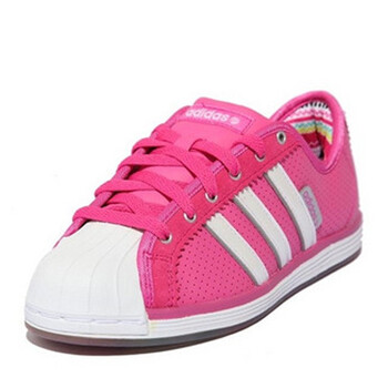 阿迪达斯 Adidas 2011年10月冬季女休闲鞋 粉色 37