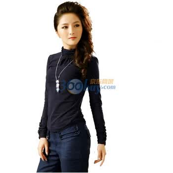O.SA秋季新品韩版长袖T恤 ST01004 黑色 M
