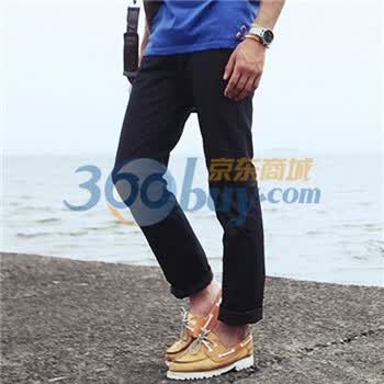 时尚起义 冬装韩国进口棉质休闲长裤 男535258 黑色 XL