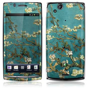 ideaSkin 索尼爱立信 XPERIA arc S /LT15i/LT18i/X12 盛开的杏仁花 外壳保护套皮贴膜 DBEC362023
