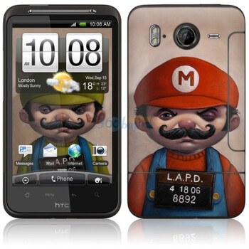 ideaSkin HTC Desire HD/G10/G7HD/A919/大坏蛋 落魄的马里奥 手机外壳保护套皮贴膜 ENDASC211986