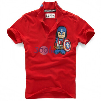 Giordano佐丹奴BSX Polo 男MINI CHE经典头像印花POLO 04011100 粉红 XL