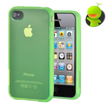哈密瓜（hamimelon） HM0095　iphone4保护套 清水套 德国TPU不变形 萤之光 送贴膜防尘塞