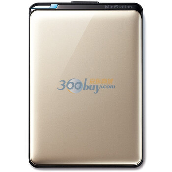 巴法络（BUFFALO）2.5寸移动硬盘HD-PNT1.0U3G-A1（USB3.0）1TB（香槟金）