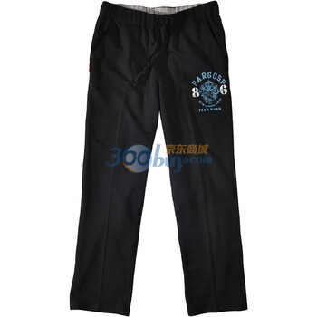 【佩戈PARGO】 新季热品 时尚/运动/家居/出街百搭舒适男针织长裤 1027 黑色 S