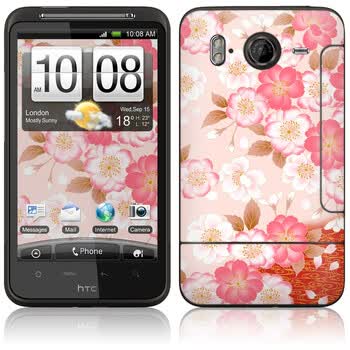 ideaSkin HTC Desire HD/G10/A9191 樱花绽放 手机外壳保护套皮贴膜 ENDASA010283
