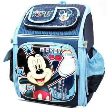 迪士尼米奇DISNEY2012小学生低年级减负双肩书包男女款SM80210 藏青