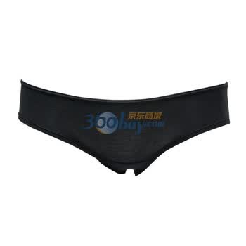 佳衣库JOYCLS 80s奥地利兰精莫代尔女士无痕性感贴身低腰三角裤 WS05 3色 黑色 L