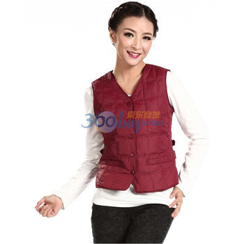 雪中飞羽绒服 女贴身保暖小背心 XR9072 深紫色 185/104A(XXXL)