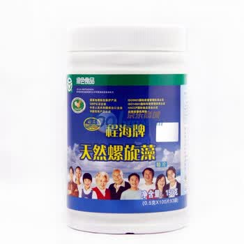 程海牌天然螺旋藻150克桶装