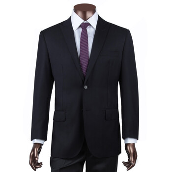 顺美 SMART GARMENTS 秋冬男士商务正装 时尚休闲 两粒扣 修身西服上衣100342 50D