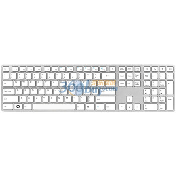 艾芮克（i-rocks）KR6402H-WH 铝合金薄型巧克力键盘 白色