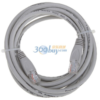 包尔星克(PowerSync)CAT.6 网络线 24#*4P(CCAM) L: 3米 OD:6.2mm CAT6E-03