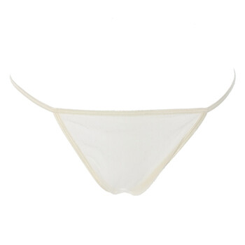 维多利亚的秘密 Victoria's Secret 性感纯色T字内裤 白色 均码(M/L)