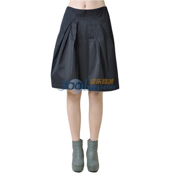 江南布衣 JNBY 女性 精致 品质 腰裙 5014163 黑色 L