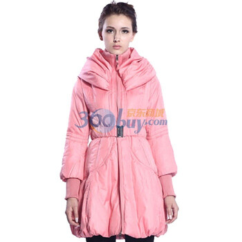 yigue/亦谷2011冬80%鸭绒羽绒服20532EA10 天竺葵红 XL
