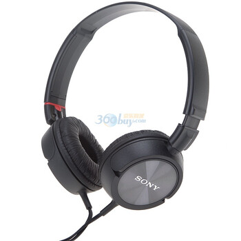 索尼(Sony) MDR-ZX300 耳机 黑色