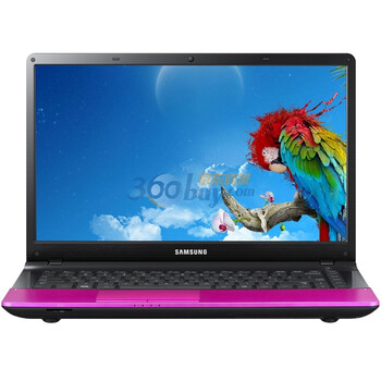 三星(SAMSUNG)NP300E4A-S0GCN 14英寸笔记本电脑 (i3-2350M 2G 500G GT520MX 1GB独显 WIN7 蓝牙)粉红色