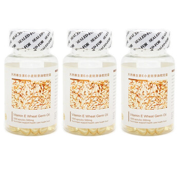 一生无忧天然维生素E小麦胚芽油软胶囊500mg*100粒*3瓶