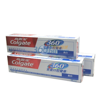 高露洁360度全面口腔健康—美白牙膏140g (3支装）