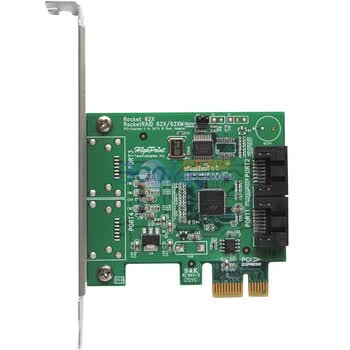 HighPoint（火箭）Rocket 620A(SATA6Gbps 扩展卡)支持PCI-E Gen2.0 x1/2个SATA通道/支持2个HDD/SSD