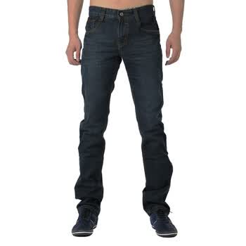abx秋冬款 简约日常休闲风牛仔裤 男 直筒牛仔裤 A12003a 蓝色 38