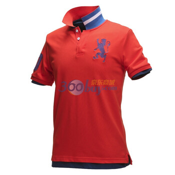 Giordano佐丹奴 Polo 男弹力狮王运动修身Polo 01010180 橙色 XL