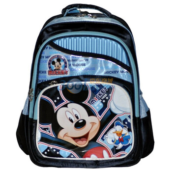 Disney迪士尼米奇涤纶小学生双肩书包SM80262藏青