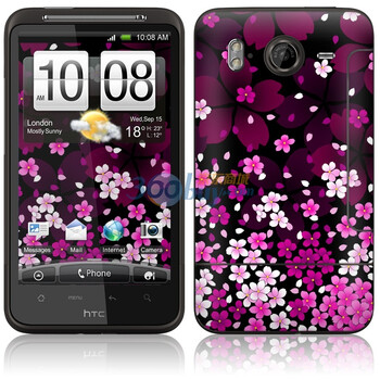 ideaSkin HTC Desire HD/G10/G7HD/A919/大坏蛋 樱花漫天飞 手机外壳保护套皮贴膜 ENDASA010287