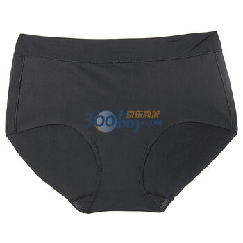 爱慕完美中腰平角无痕内裤AM23691 黑色 82