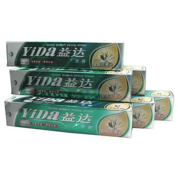 益达金银花清火牙膏120g 6支
