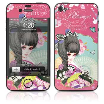 ideaSkin iPhone 4 樱花季 手机外壳保护套皮贴膜 ENCJKC011869