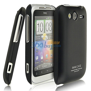艾美克（IMAK）超薄彩壳 适用于HTC G13/ Wildfire S A510e（黑色）
