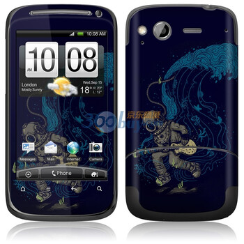 ideaSkin HTC Desire S / G12 / S510e / G7S / 渴望S 我为吉他狂 外壳保护套皮贴膜 DBBC081933