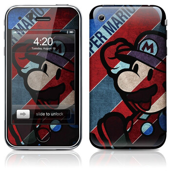 ideaSkin iPhone 3G/3GS 复古马里奥 外壳保护套皮贴膜 ABRC211988
