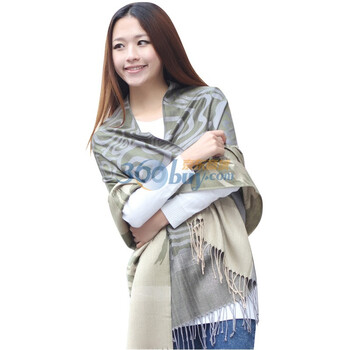 艾澜卡围巾2011新款围巾韩国秋冬女超长超宽大披肩围巾1249 军绿 170至200CM