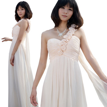 珪瑾guijin新娘礼服单件花朵晚礼服宴会服lf1028 XL