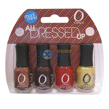 奥利ORLY甲油 48154 All Dress Up 盛装迷你套组(4*5.4ML/支)