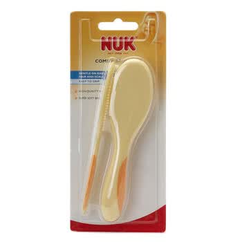 NUK 婴儿安全梳子，刷子