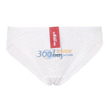 爱慕 11SSFittingWell-2中腰三角裤AM22961 白色 90
