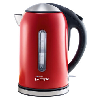 客浦（caple）1.7L中国红不锈钢电热水壶WK8008A